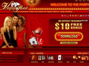 Vegas Red Casino Menu